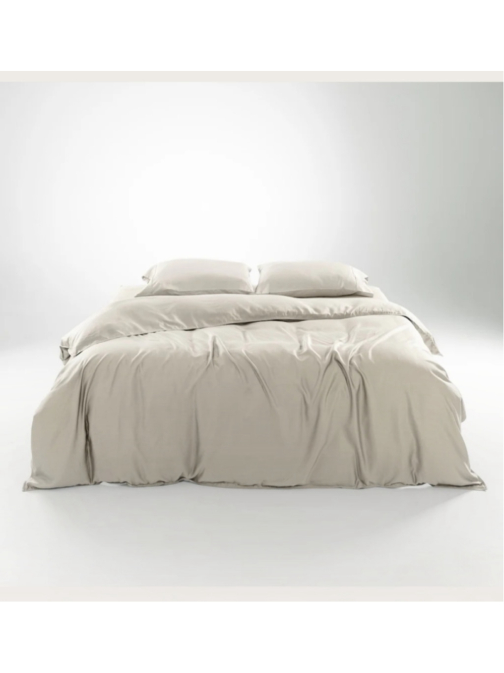 OLIVE & CRATE EUCALYPTUS - KING DUVET COVER SET Oatmeal